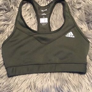 Adidas Sport Bra Army Green